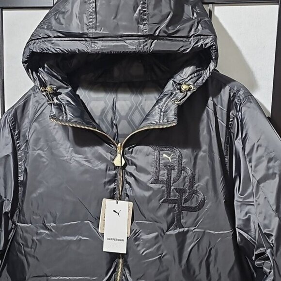 Puma x Dapper Dan Studded Puffer Bomber Reversible Jacket Coat NWT Small - Picture 13 of 15